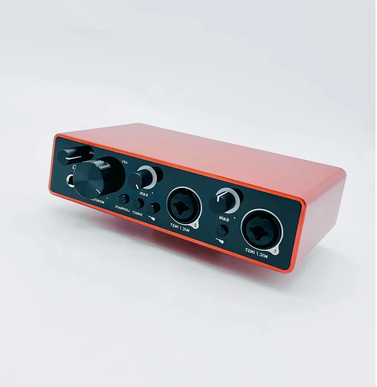 Factory price USB recording studio audio interface for music  recording