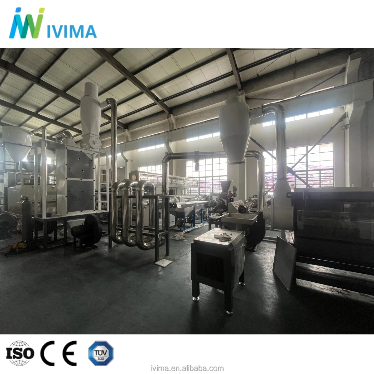 2024 Factory good price waste PET bottles washing line/plastic recycle machinery line