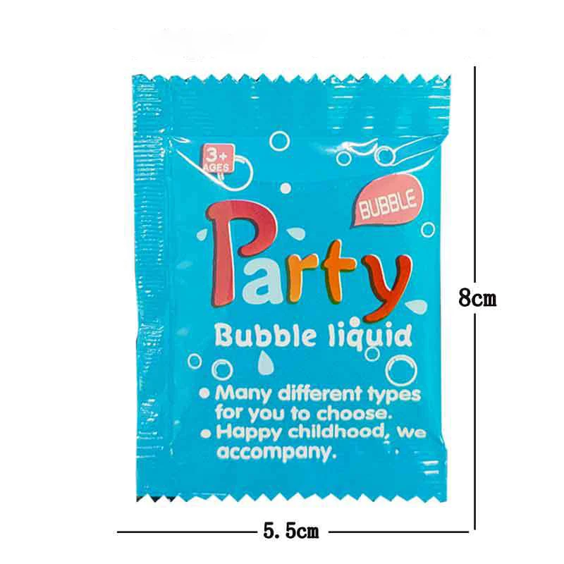 Water Toy Small Giant Refill Gun Concentrated Soap Bubble Liquid 10ml Solution for Kids