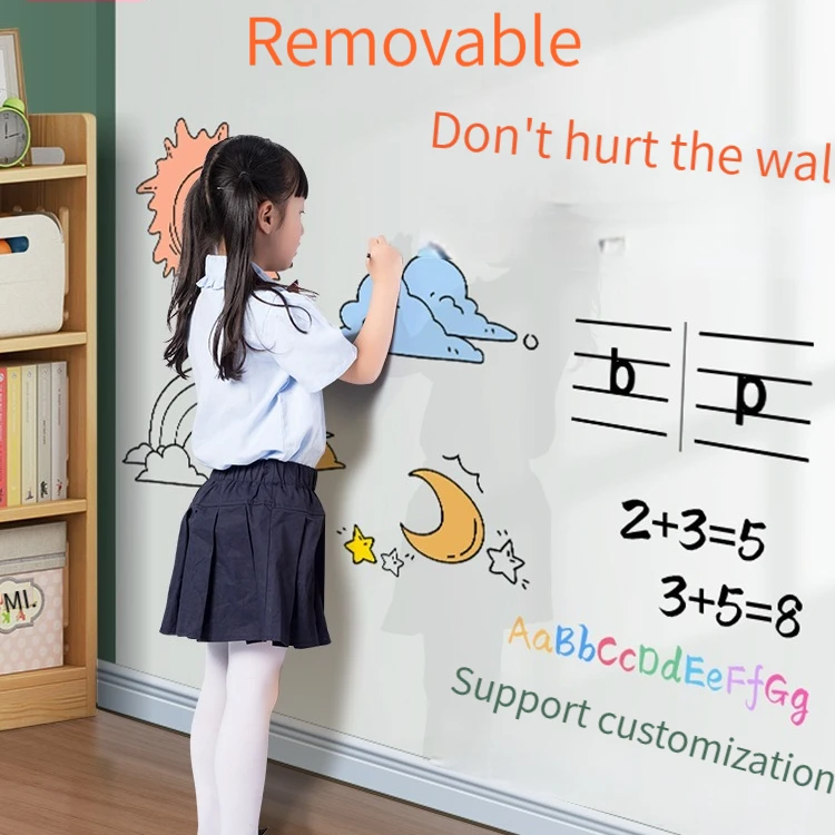 Deli MF12 whiteboard, wall sticker, writing board, magnetic office, home blackboard, no damage to the wall, graffiti paper