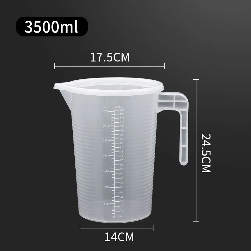 Graduated Plastic Pp Transparent Measuring beaker Cup plastic Measuring Jug