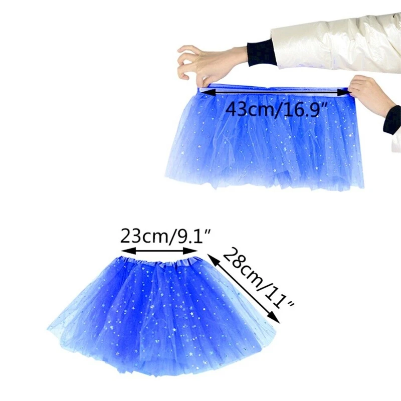 Tutu Ballet Dancing Skirt Girls LED Light Up Tutu Ballet Skirt Princess Luminous