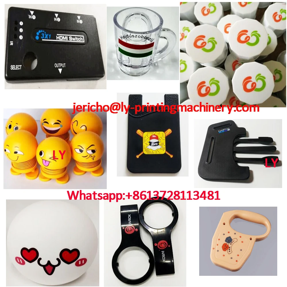 fabric logo 4 color pad printer glasses frame lens logo 4 color tampo printer