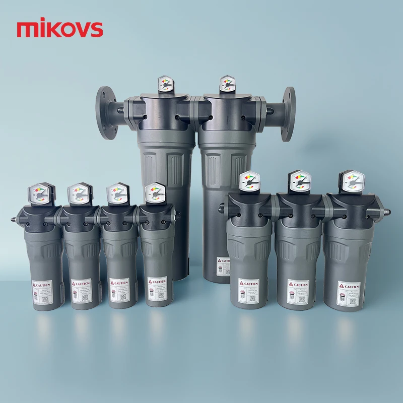 High Efficiency precision air filter Air Compressor Line Filter for Working Pressure of 1.0Mpa