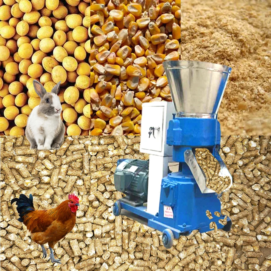 Manufactory Chicken Feed Making Machine Animal Paddy Straw Chaff Machine Feed Processing Machines China Provided Fish Farms 80