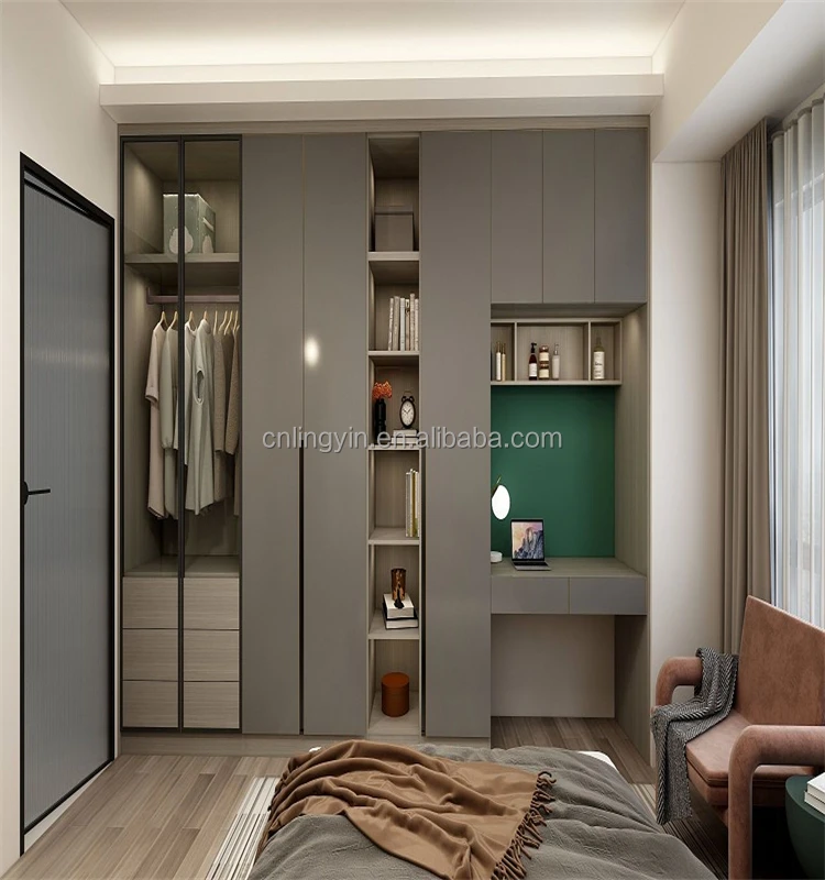 Wardrobe free installation, foldable wardrobe, sturdy and durable home bedroom, wardrobe for rent, modern and simple wardrobe