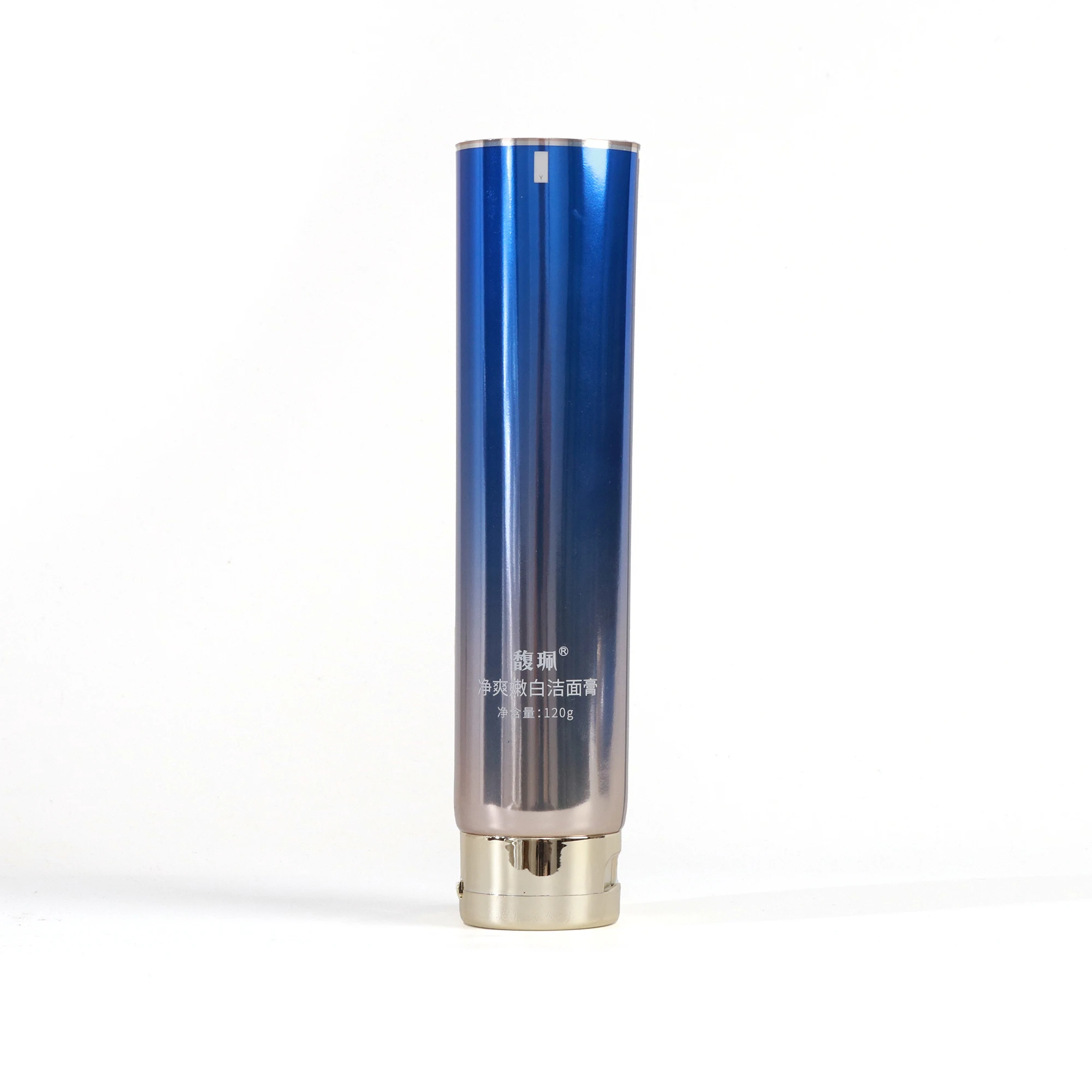 Manufacturers Oval Facial Tube Customize Cosmetic Tubes 100 Ml Abl Plastic Face Wash Cosmetic Flip Top Tube