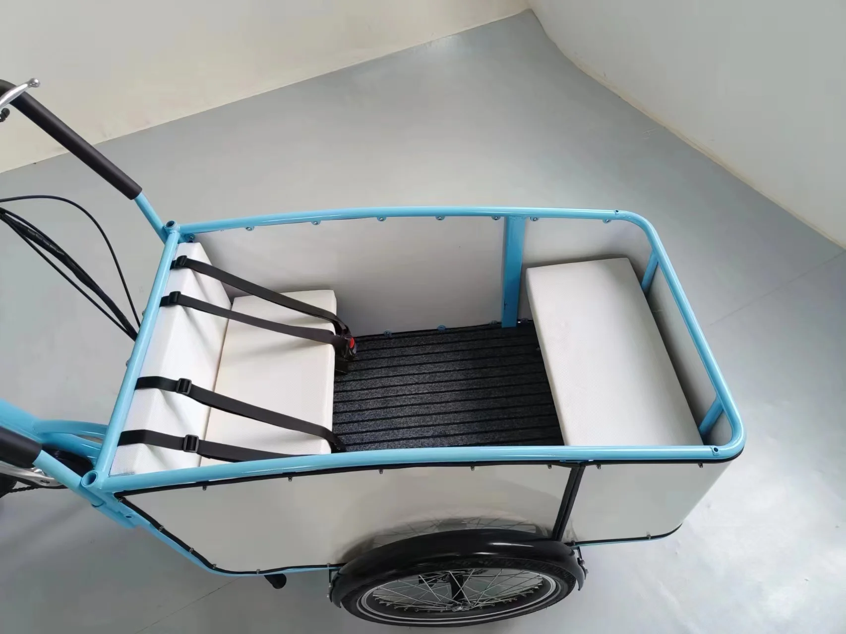 2 front wheels trikes Motorized E bike Electric assist Cargo Trike Electric Cargo Tricycle for sale
