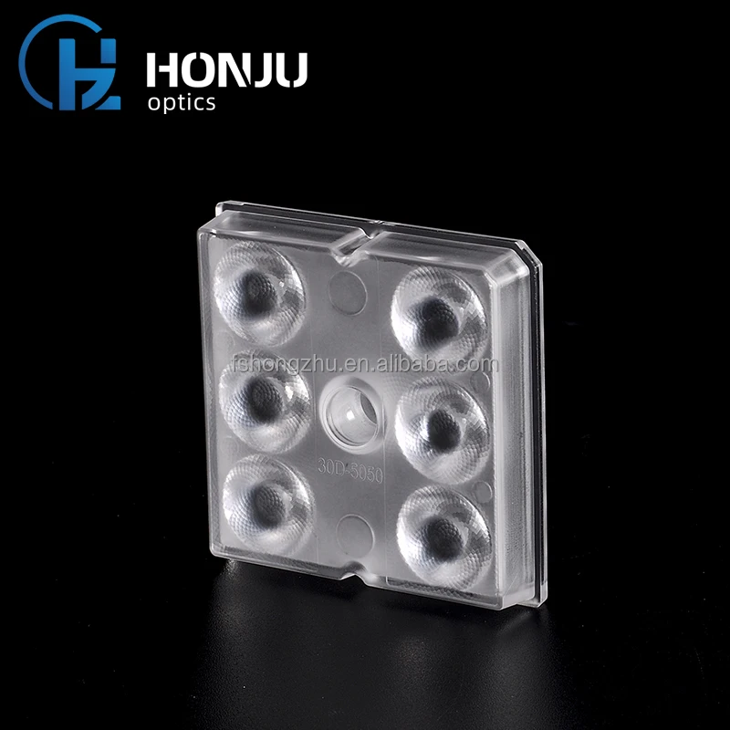 HONJU 30 градусов 6H1 оптическая Пластиковая форма уличный свет светодиодные линзы серии 5050 мм