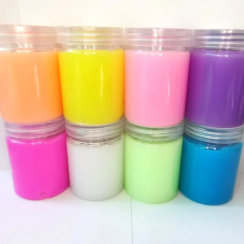 Factory Direct Hot Sale 140g Soft Dough Play silver clay Cups Safe Clean slime para ninos Kid-Friendly Educational Polymer Clay