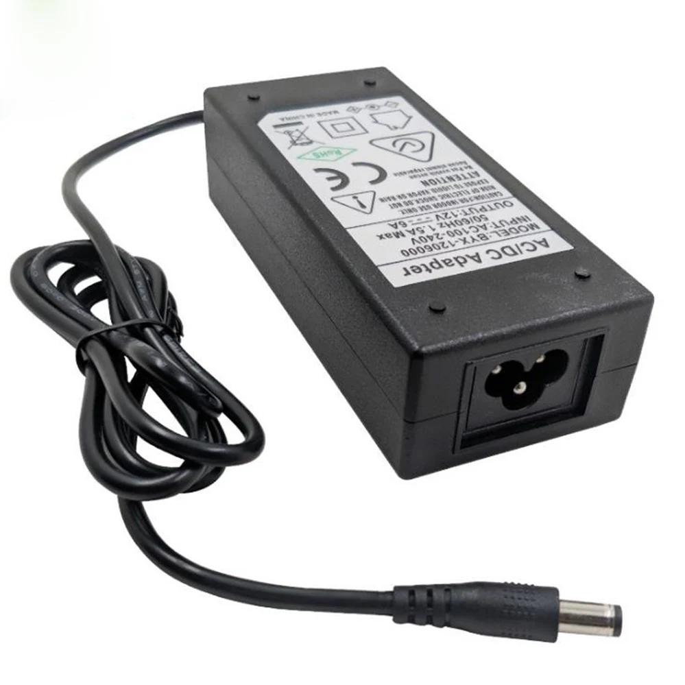 High quality output 12v 6A 72W ac dc laptop desktop switch power adapter for LED lighting