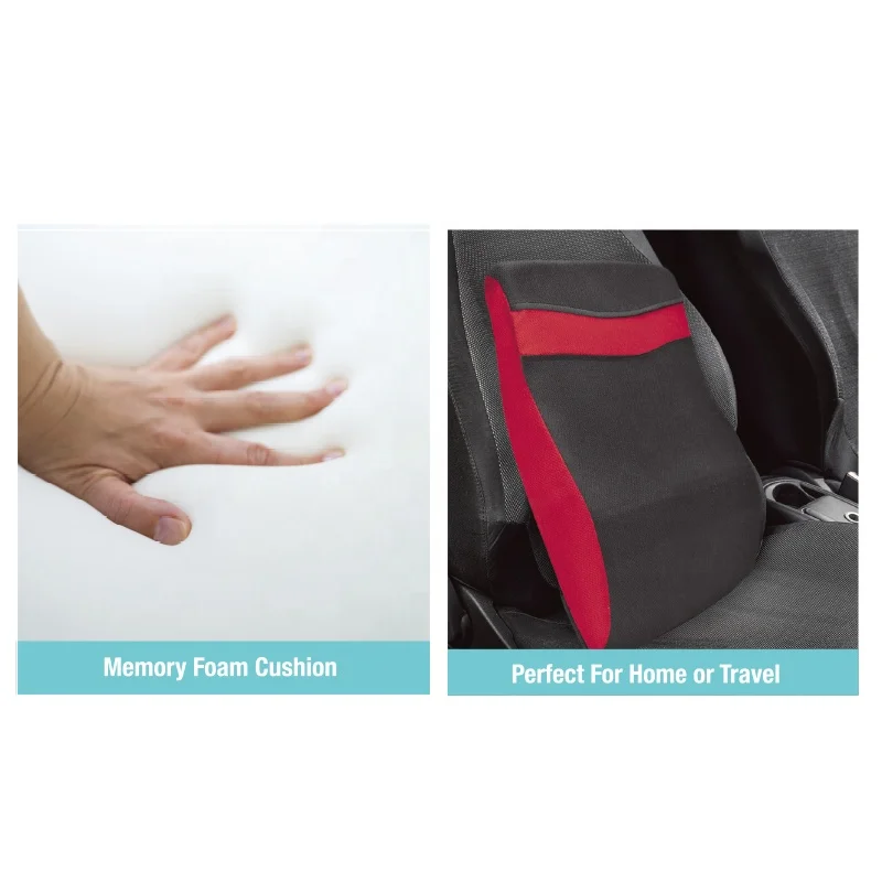 2022 new design Foam 2 Massage Models Lumbar Back Support Cushion Car Office Chair Back Massage Pillow for car office  home