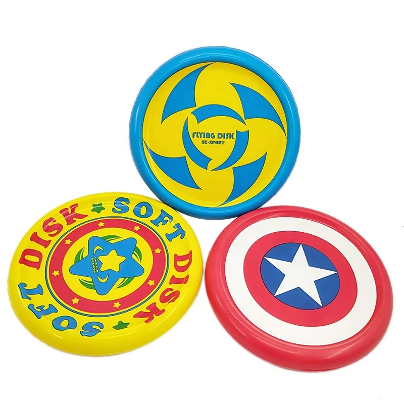 Custom OEM ODM 20cm PU Foam Flying Saucer Disk Outdoor Sports Fitness Games Dog Throwing Training