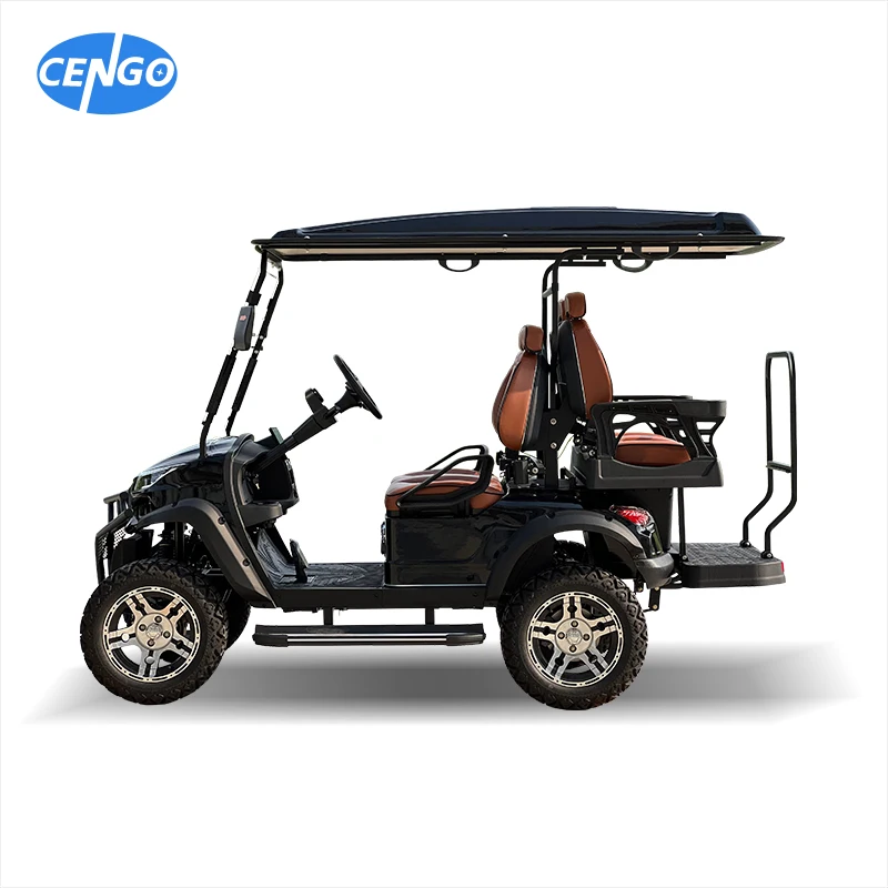 CENGO 4 Person Electric Golf Cart Club Car Golf Buggy Club Golf Cart Buggy for Club car