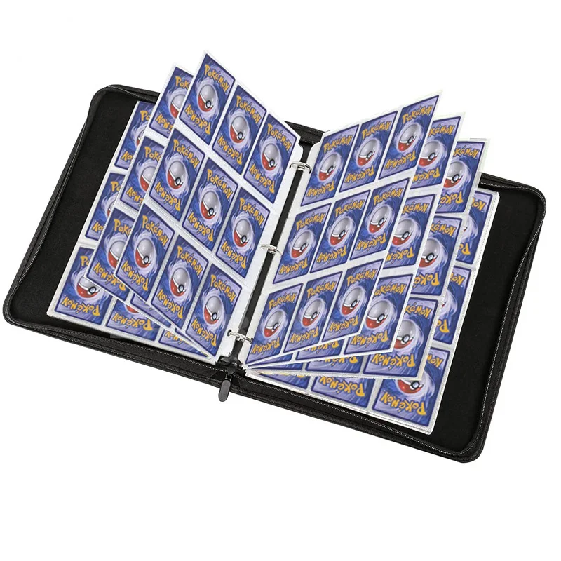 Папка для карточек Pokemon/MTG 9 Карманный держатель папка альбомов с 50 рукавами портативный