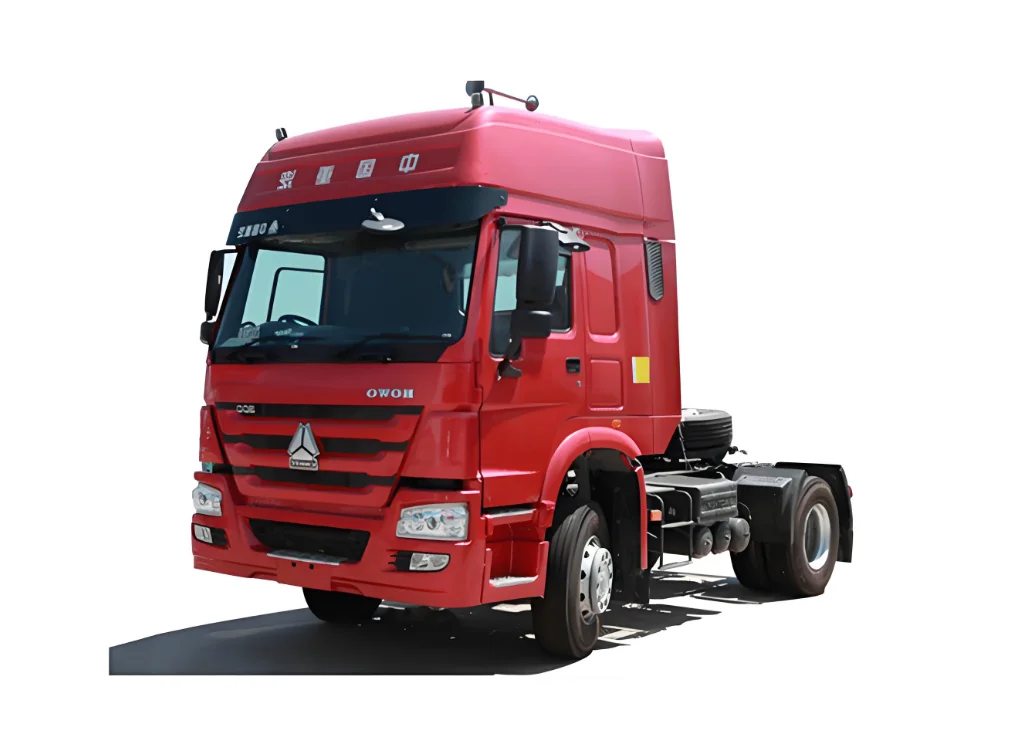 HOWO TX 4X2 Manual Tractor 6x4 Drive Wheel Left Steering Air Suspension Euro 6 Head Truck Transportation Dangerous Goods