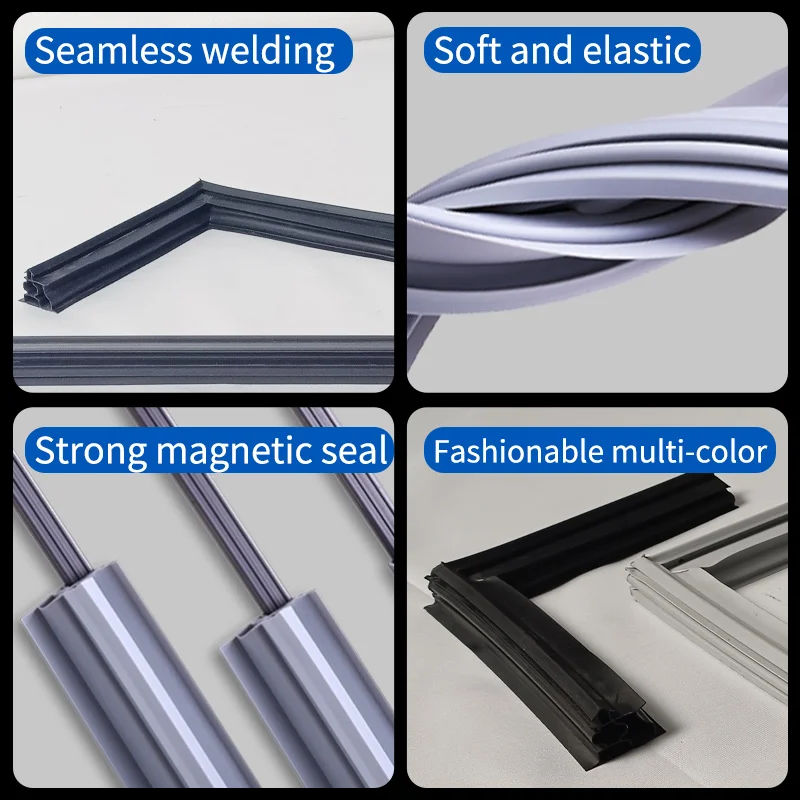 Magnetic Refrigerator Door Gasket For Refrigerator Freezer Units Cold Storage Cooling Systems Freezer Part Door Seal