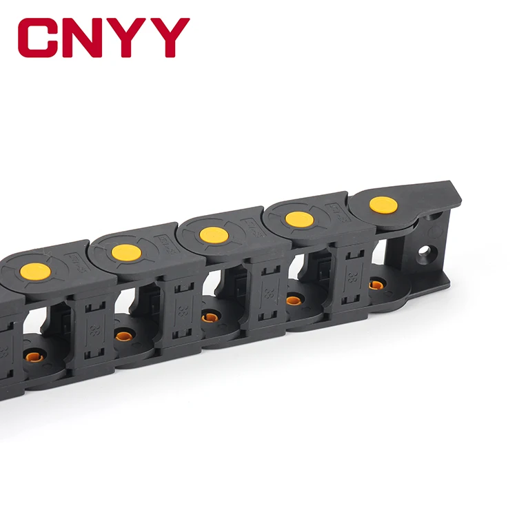 CNYY 30 Series plastic openable type protective bridge cable drag chain for machine tool
