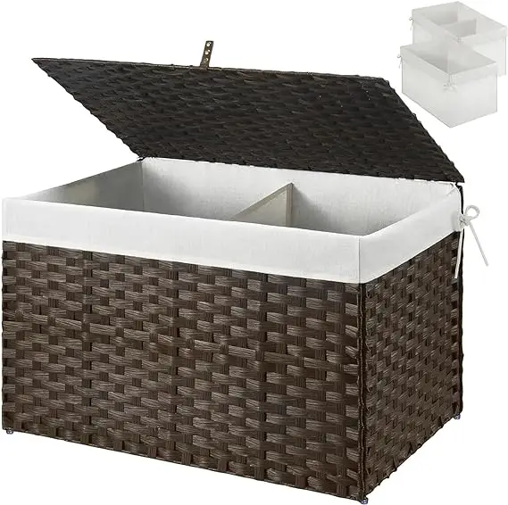 hot selling Baskets for Organizing Weave Bathroom Basket Recycled Paper Rope Storage Basket