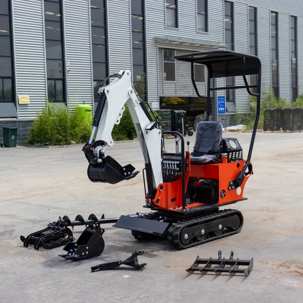Factory Quick Hitch Excavator Auger Attachments Hydraulic Excavator Thumb For Mini Excavator