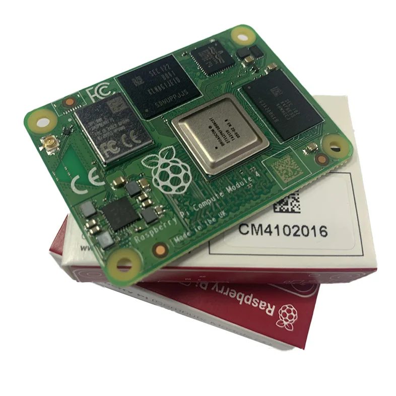 Hot sale Raspberry Pi Compute Module 4  Options For RAM / EMMC/ Wireless  Raspberry Pi CM4 with Wifi and wireless CM4102016