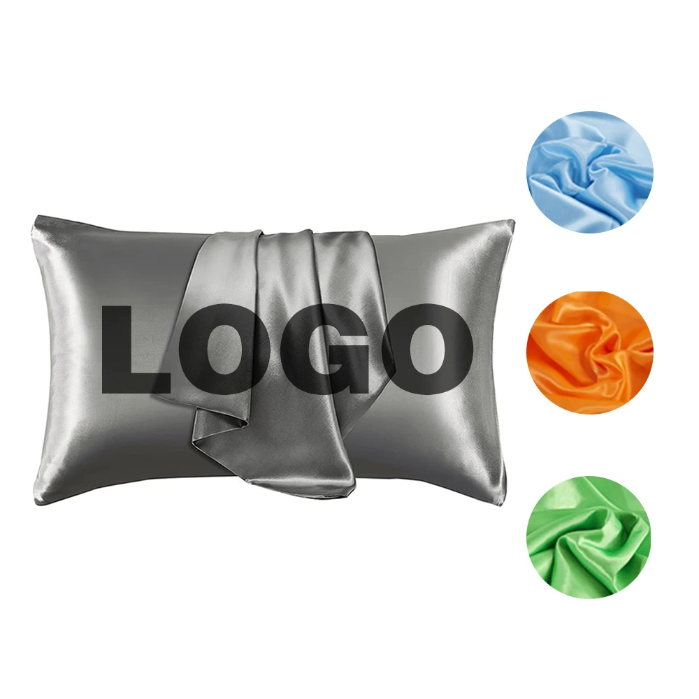 Bedroom Satin Luxury Pillow Cover Mulberry Silk Pillow Cases