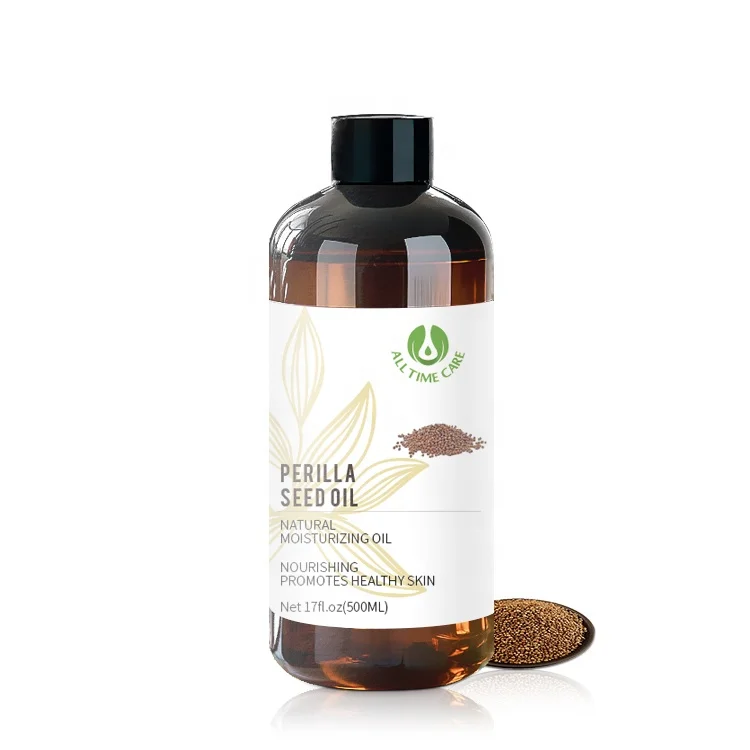 Free Sample OEM Organic Body Skincare Plant Natural Essential Carrier Aroma Fragrance Cooking Perilla Seed Oil