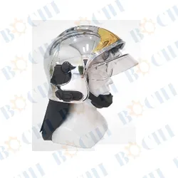 Double mirror fire fighting helmet flame retardant safety helmet impact resistance rescue helmet