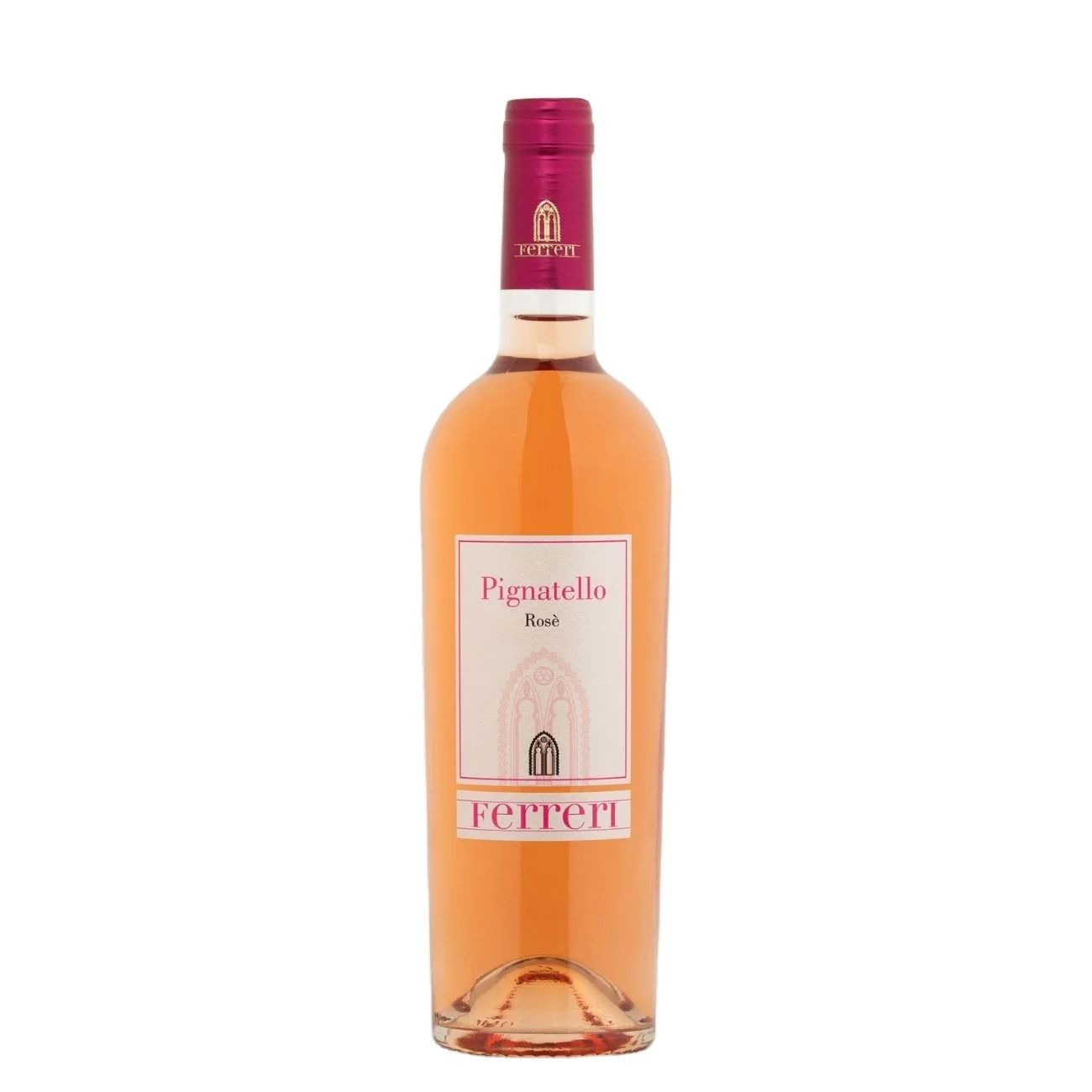 Rose Wine High Quality Italian FERRERI Table Restaurants Wine Shops Grapes Pignatello Bottle 750ml Packaging Alcohol Grade Weigh