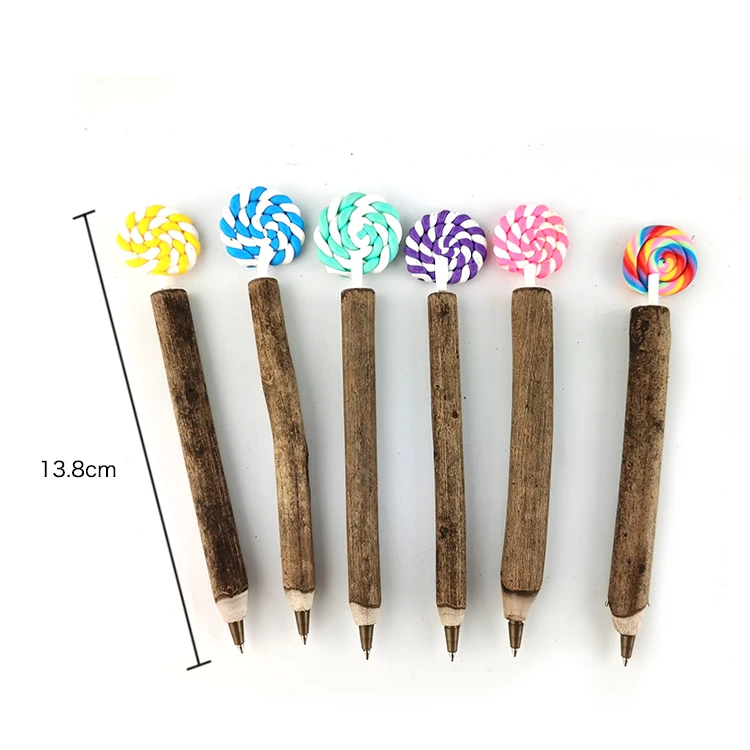 Custom Wholesale New design Eco Friendly Nature Wood Ball Pen Creative Tree branch souvenir modeling ballpoint pen for gift