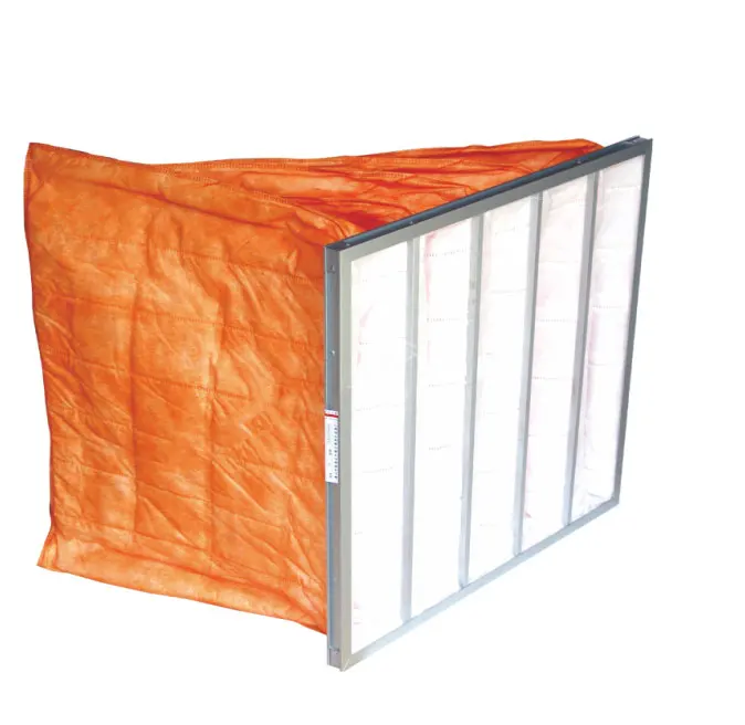 Medium Efficiency Air Flow Industrial Synthetic Laboratory Using Gmp Standard Hepa 14 Pleat Bag Pocket Air 99.99% H13 14