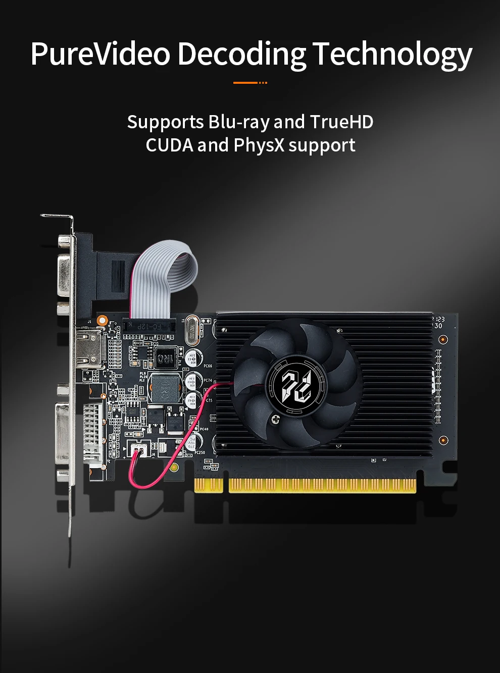 Best Price GT610 GPU Nvidia Geforce GT610 2GB GDDR3 VGA Video Card GT610 35W 64-bit VGA PC Graphics Card