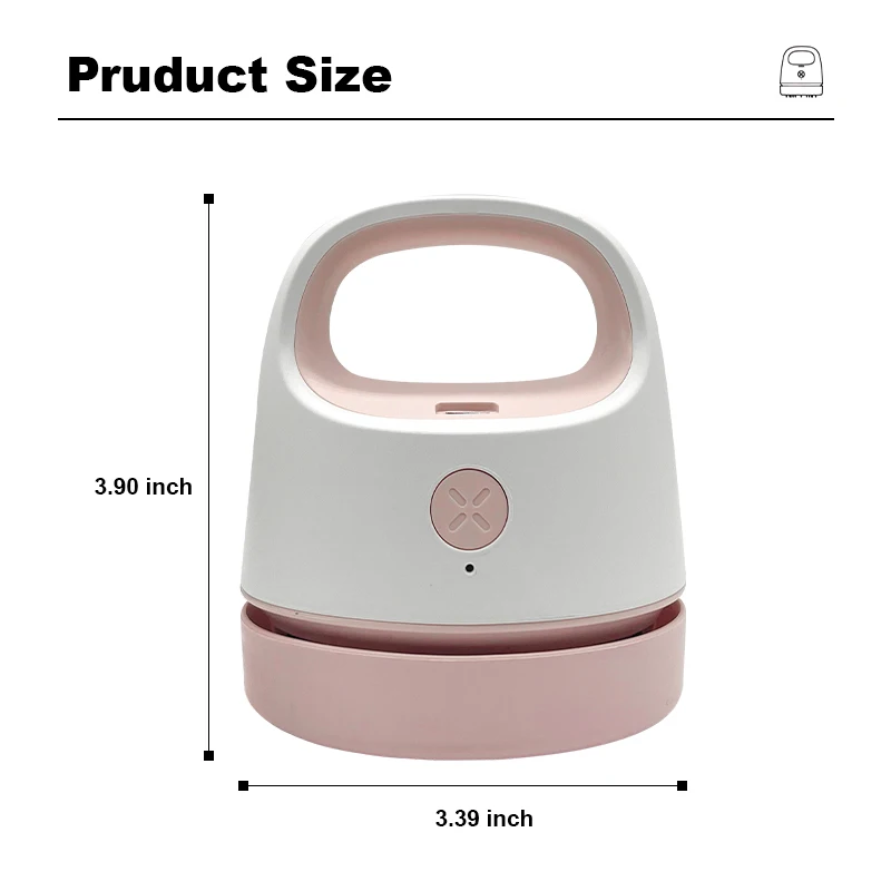 Portable Smart Desk Vacuum Cleaner Pink Small Vacuum Cleaner USB Electric Mini Vacuum Cleaner Office Desk