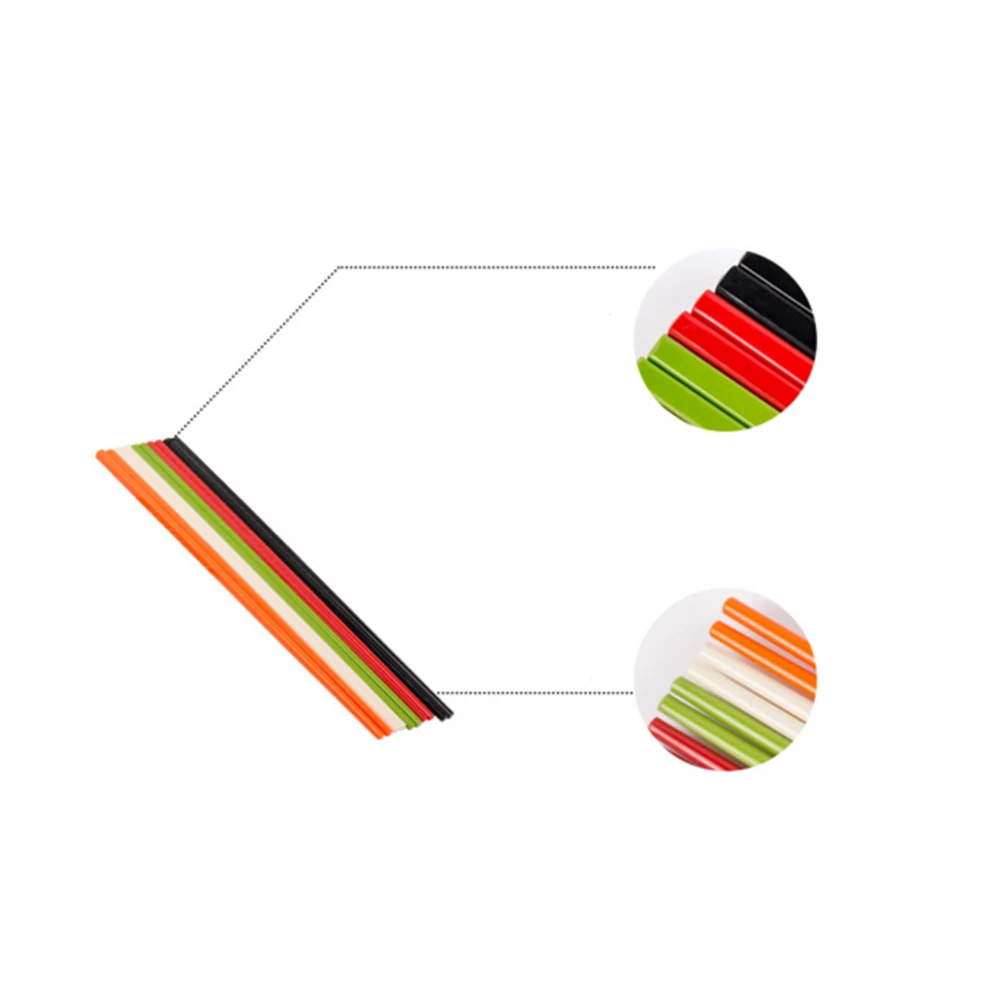 
FPJJ8C9C Custom Logo Reusable Colorful Japanese Plastic Melamine Chopsticks Gift Set 