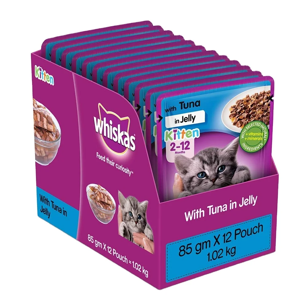 Cat Food Saks / Wholesale Premium Whiskas Pouch Cat Food 7kg Bags for Sale PET Food Wholesale Bulk All-season Not Support