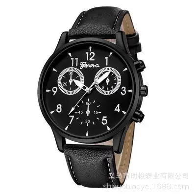 New Product Funky High End Newest Fancy Design Ready Stock Waterproof Sports men Quartz Watches with Leather Band 36