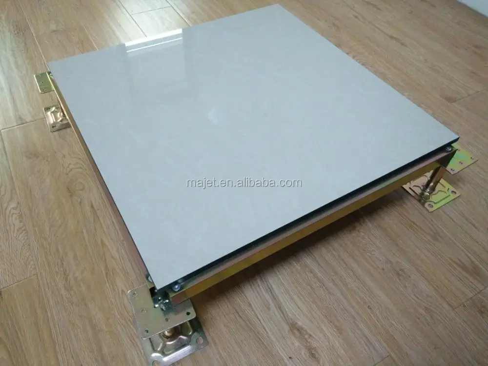 600x600mm conductive raised flooring Network Management Center Conductive ceramic residential raised floor system