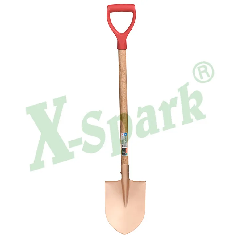 
New products non sparking non magnetic solid brass point shovel 