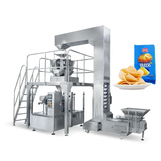 Multi-Function Best Price Full Automatic doypack pouch rotary Snacks beans Potato Chips  Packaging Packing Machine