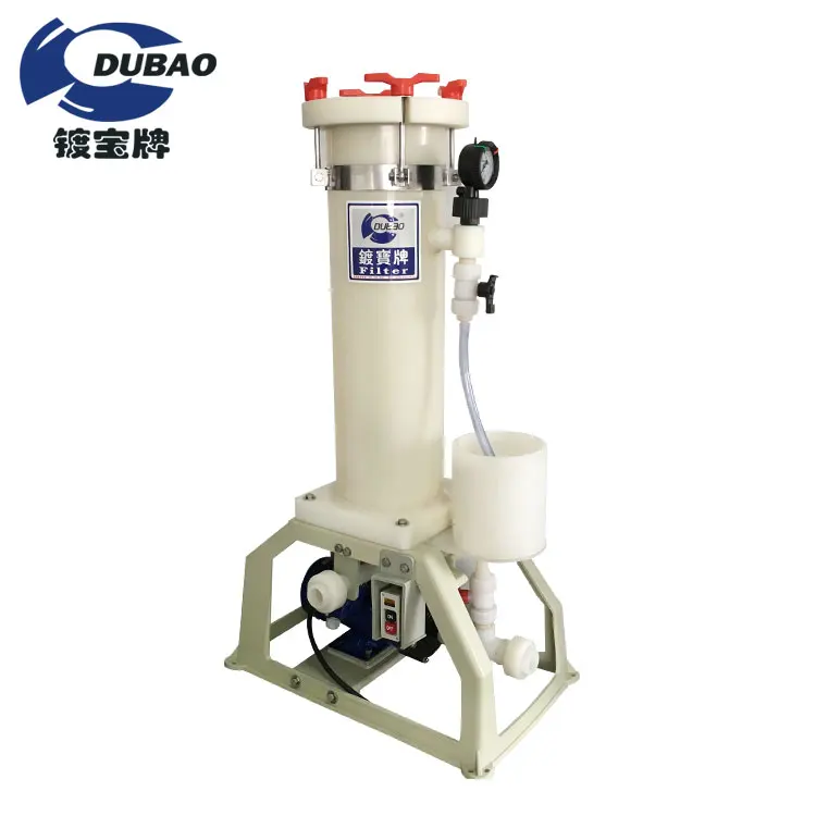 Jinshuo PP PVC PVDF Chemical Electroplating Filter Machine For Plating