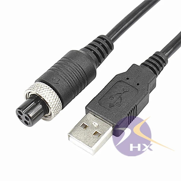 Ip67 Ip68 M12 A Coded 4 Pin 5 Pin Female To Usb A Male Connector Cable M12 To Usb Cable