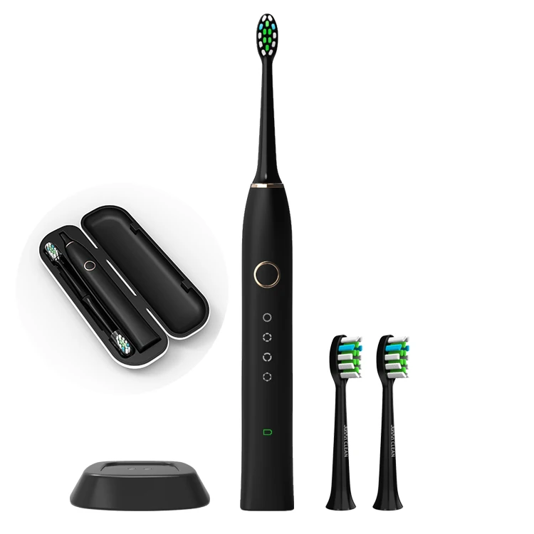 
2021 OEM Professional IPX7 Portable Sonic Heads Electric Tooth Brush Electronic Automatic Toothbrush Pink Soft White USB Rohs 