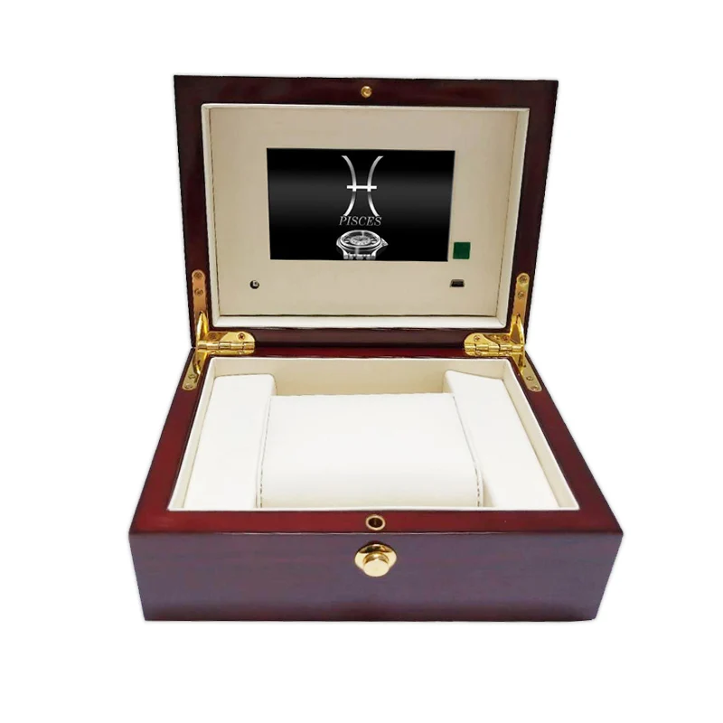 Chinese wholesale rechargeable battery 4.3 inch lcd screen video gift box upload your video for advertising gift