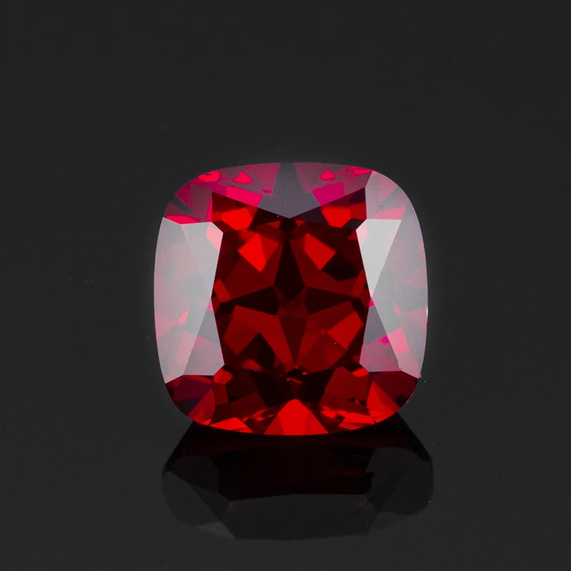 Red Lab Grown Ruby Stone Fancy Shape Ruby Gemstone Zambia Synthetic Lab Created Ruby