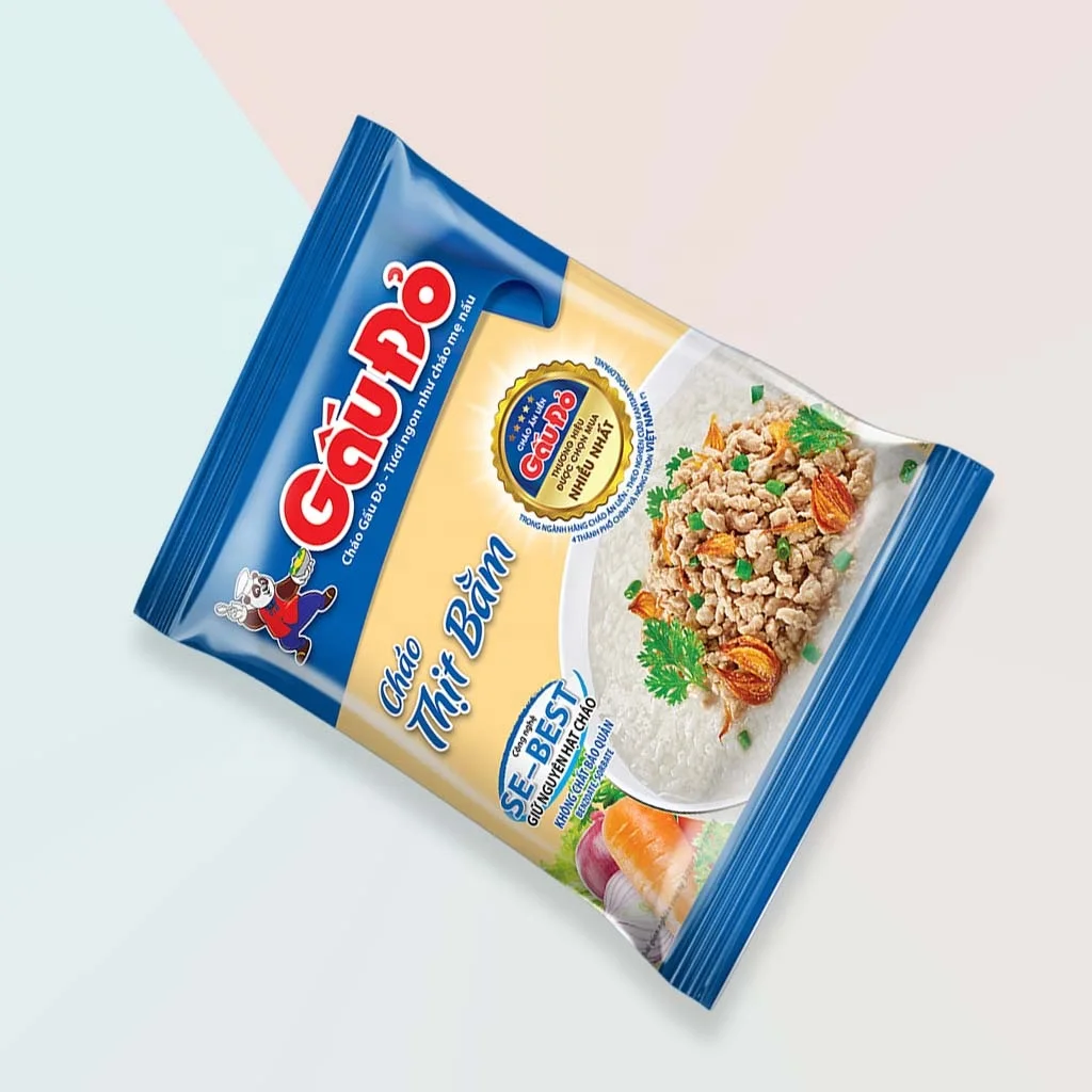 
Tasty foods for all days with Instant Porridge with Minced Meat Super Delicious and Super Cheap 65gram 