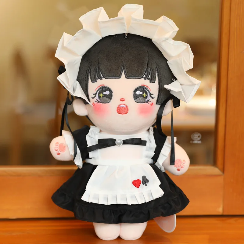 Fine workmanship Oriental Traditional Chinese Barbi Doll Soft Dressed Rag Doll Plush Toy with Han Dynasty Kimono Dressing makeup