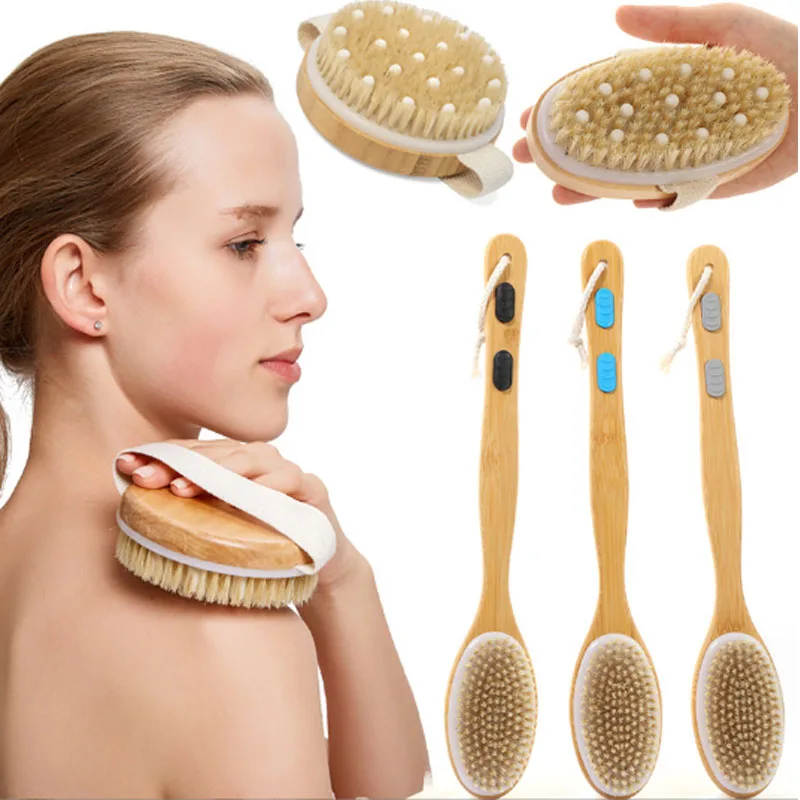 Professional Long Reach Handled Comb and Hair Brush Set for Elderly and Hand-Disabled People Long Handle Nassage Comb