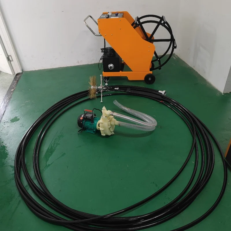 Grease duct cleaning machine electric air duct cleaner equipment for HVAC dust and greases removal