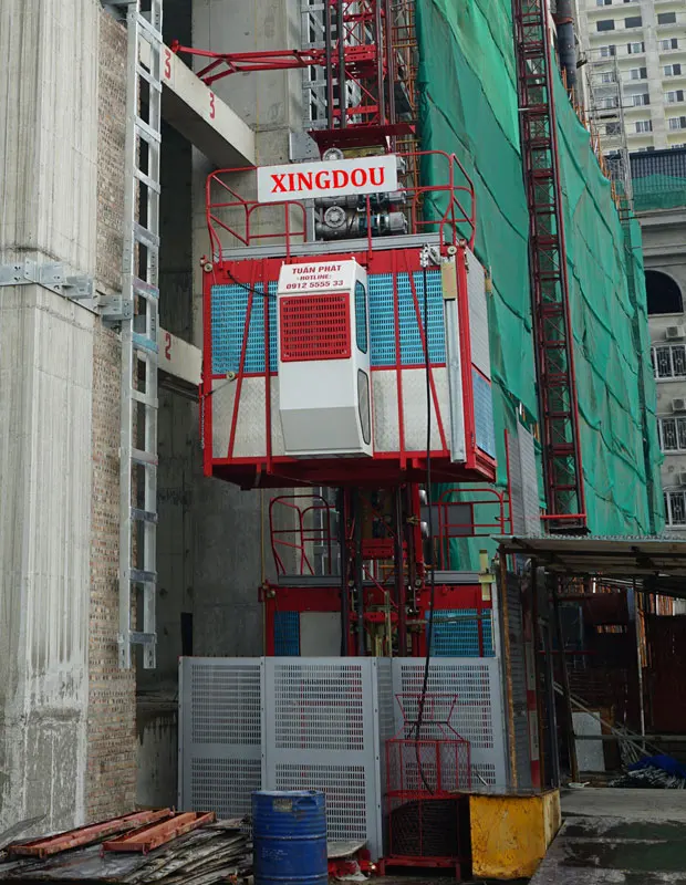 High quality Material lifting equipment high building elevator hoist equipment machine