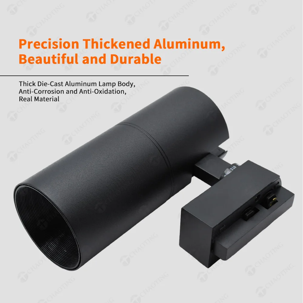 Competitive Price 2 3 4 Wires 3 Phase Recessed Surface Mounted Led Track Lighting 20W 30W Cob Spotlights Track Rail Spot Lights